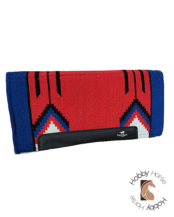 Manta navajo combat azul/vermelho