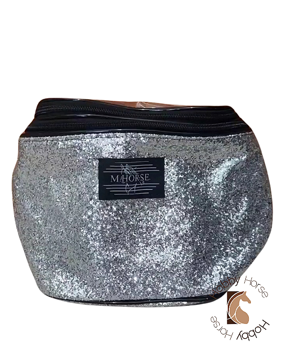 Pochete de sela brilho prata Mhorse