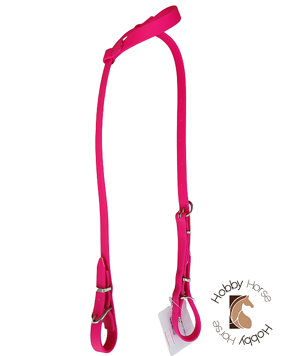 Cabeçada de uma orelha em silicone pink