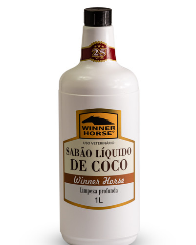Shampoo sabão líquido de coco 1L Winner Horse