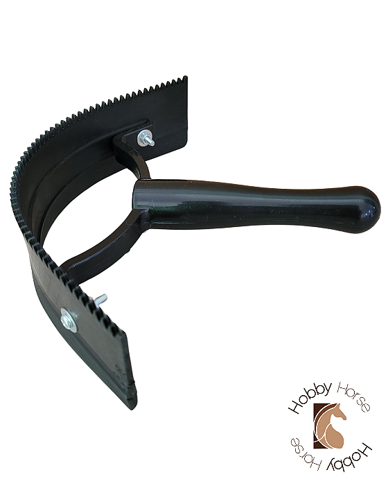 Raspadeira plástica rodinho preto