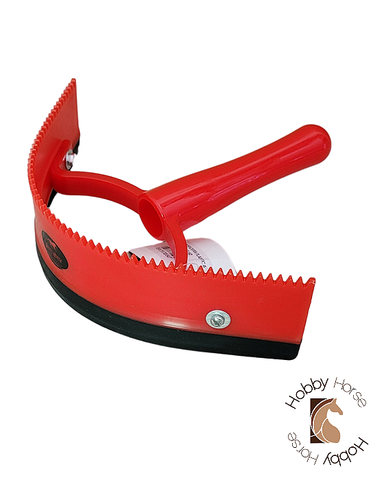 Raspadeira plástica rodinho vermelho