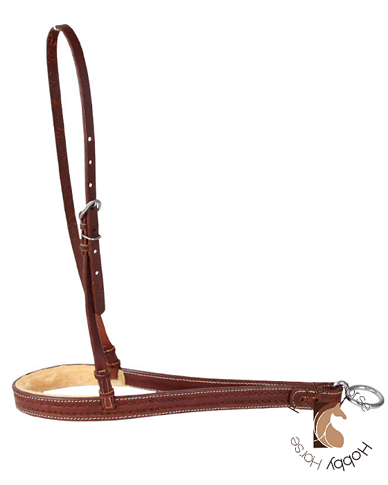 Gamarra de couro forrada em lã