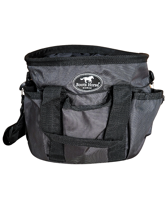 Bolsa para kit de higiene cinza