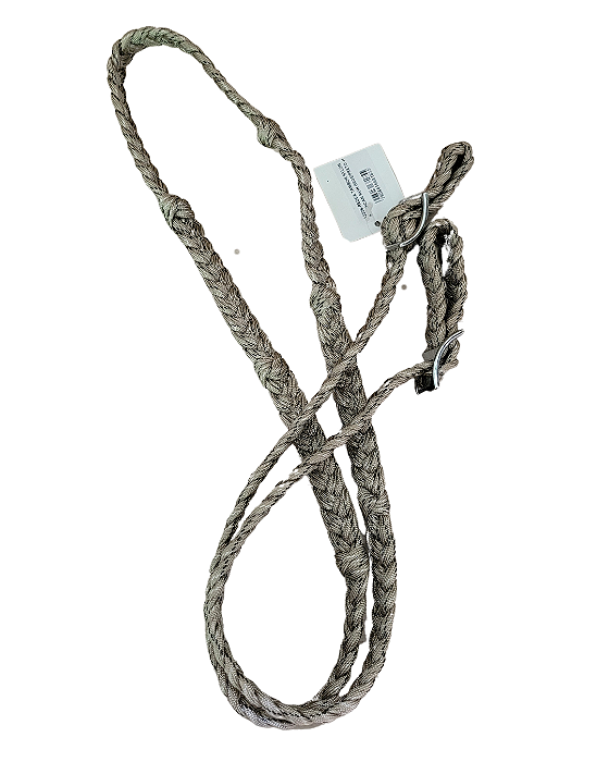 Rédea de tambor de nylon trança chata creme