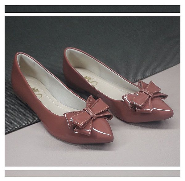 SAPATILHA LAÇO DUPLO GOIABA - Cabana Shoes Atacado