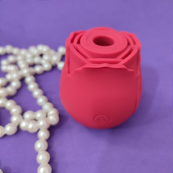 Sugador de clitóris Rosa recarregável 10 succões