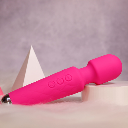 Vibrador Varinha Mágica 20 Modos De Vibração Recarregável