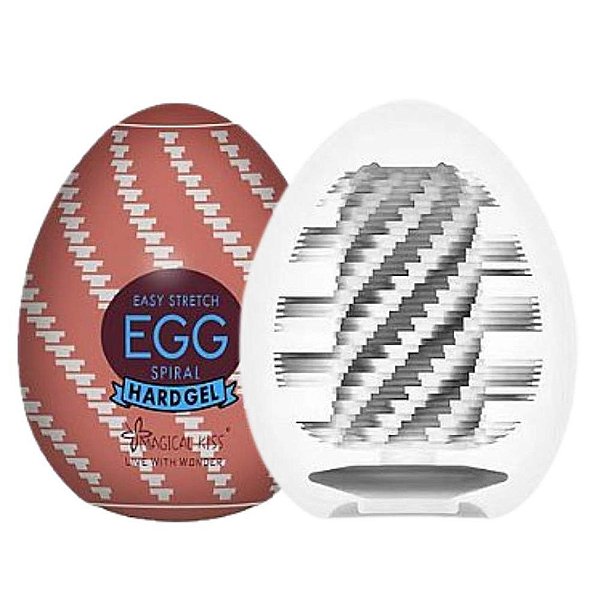 Egg Masturbador Masculino Hard Gel Magical Kiss
