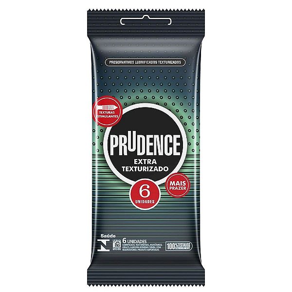 Preservativo Extra Texturizado 6 Unidades Prudence