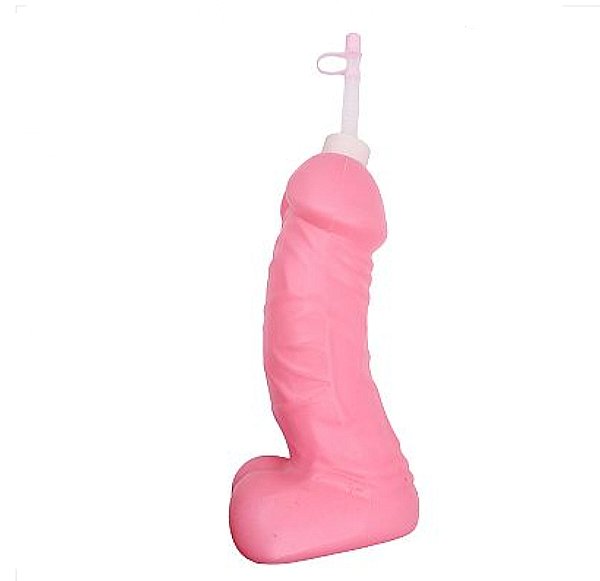 Garrafa de Água Squeeze 1,1 L - Formato Pênis