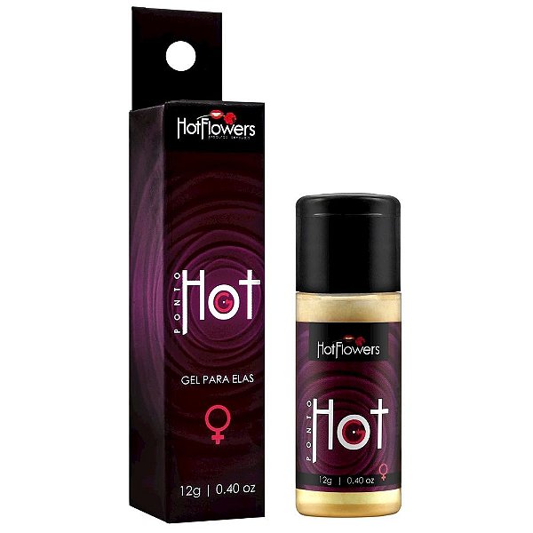 Gel Excitante Feminino Ponto HOT G 12g Hot Flowers