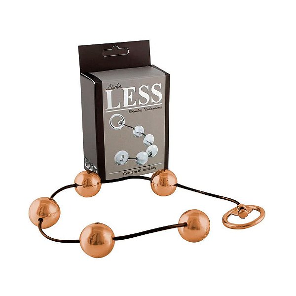 Less Bolinha Tailandesa P Dourada Hard Rose