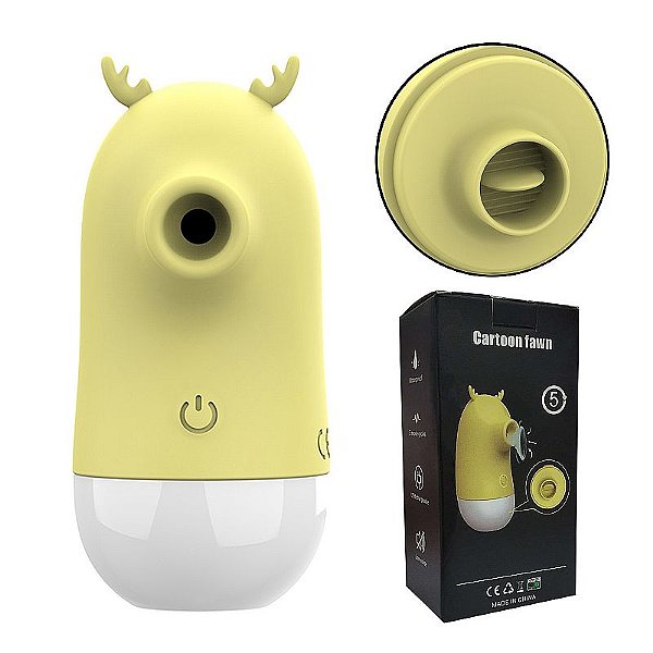 Sugador Vibrador de Pulsação - Alce 2 em 1 com Língua SI