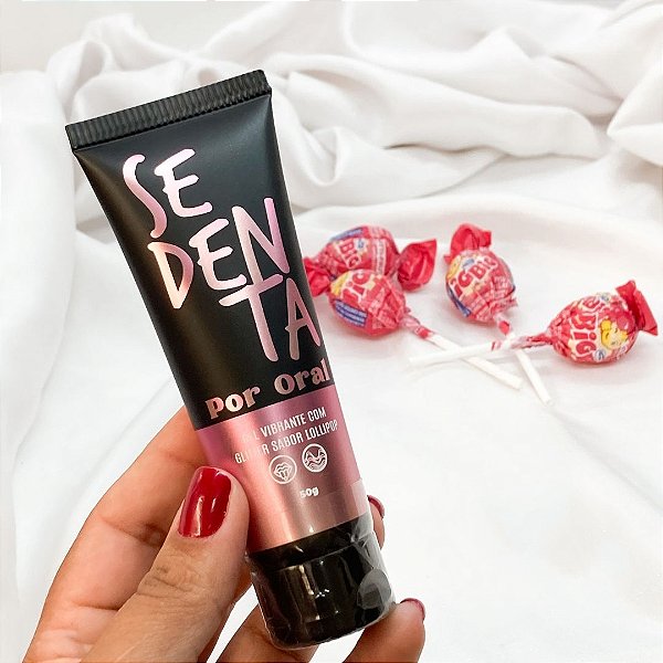 Sedenta Por Oral com Glitter Lollipop 50g