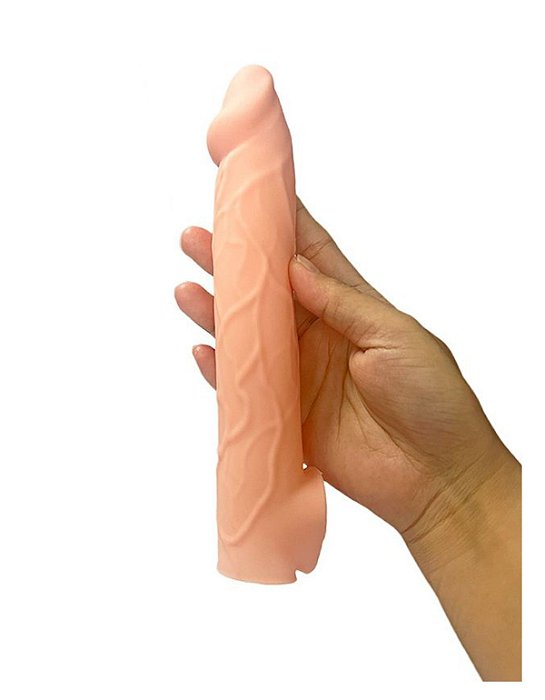 Capa Peniana com Anel de Silicone - 20,3 x 3,5cm