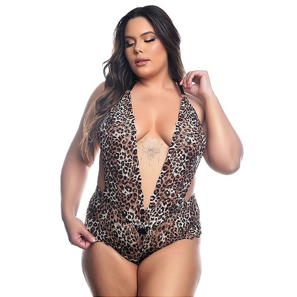 Body Plus Size Felina Meu Mundo