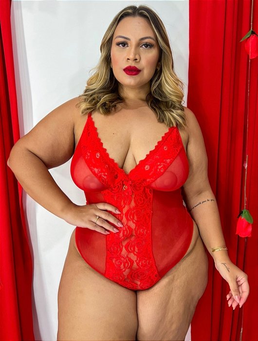 Body Ousadia Plus Vermelho