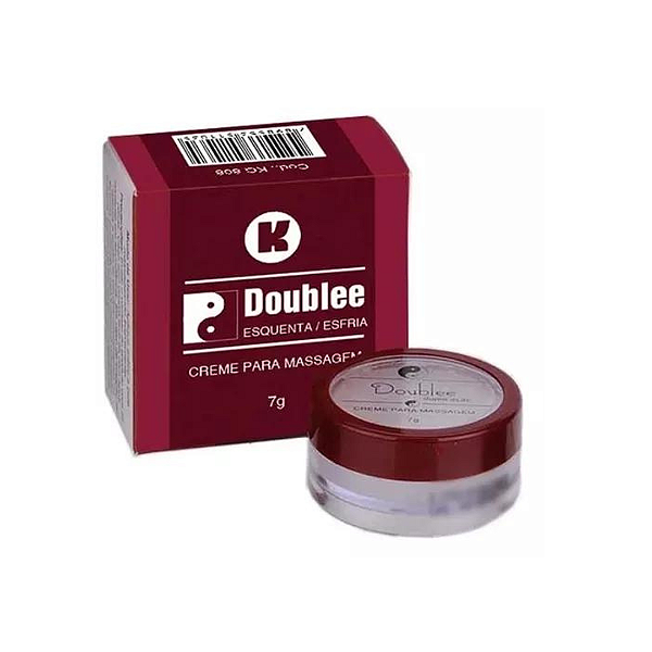 Doublee Esquenta e Esfria Creme para Massagem Corporal 7g