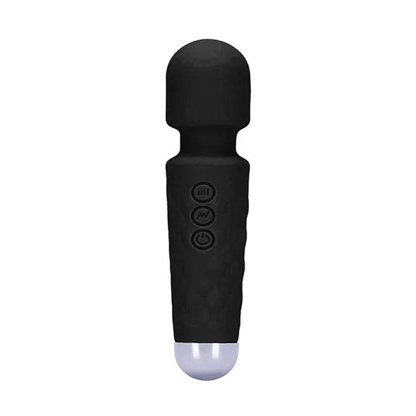 Vibrador Mini Varinha Mágica 10 vibrações Recarregável