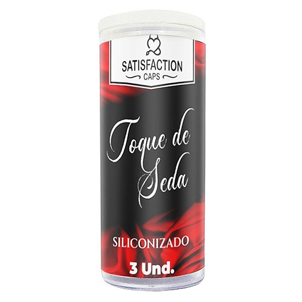Toque de Seda Bolinha com Óleo Siliconado para Massagem Corporal 3 Unidades Satisfaction