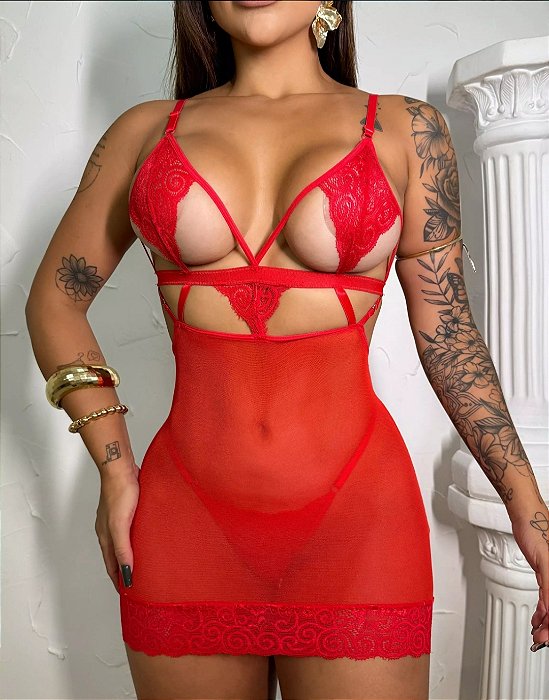 Camisola Sexy Tule G
