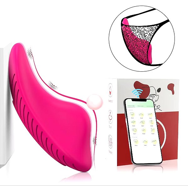 Vibrador de Calcinha Bluetooth Recarregável