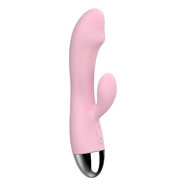Vibrador Ponto G com Duplo estimulador Rabbit Recarregável The Silicone