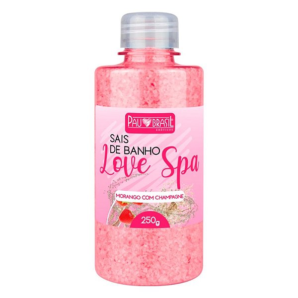 Sais de Banho 250g Linha Love Spa Pau Brasil