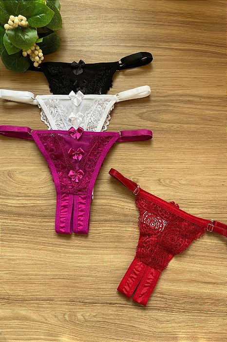Calcinha Fio Namorada com Abertura