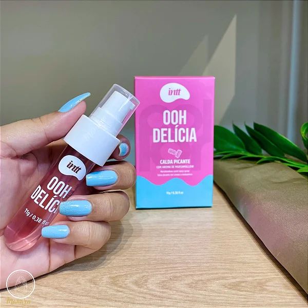 Calda Beijável Picante para Oral Ooh Delícia sabor Mashmallow 11g Intt