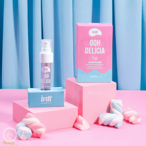 Calda Beijável Picante para Oral Ooh Delícia sabor Mashmallow 11g Intt