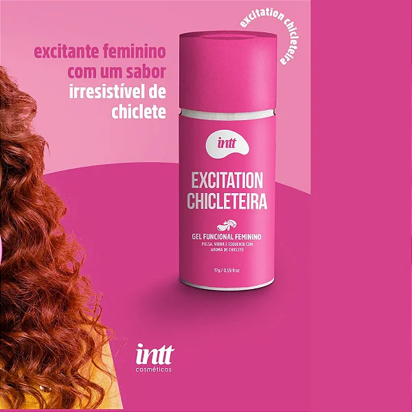 Excitante Feminino Chicleteira Comestível 17ml Intt