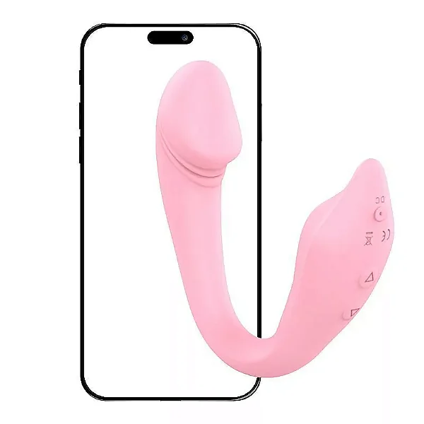 Vibrador de Ponto G Flexível - Via APP