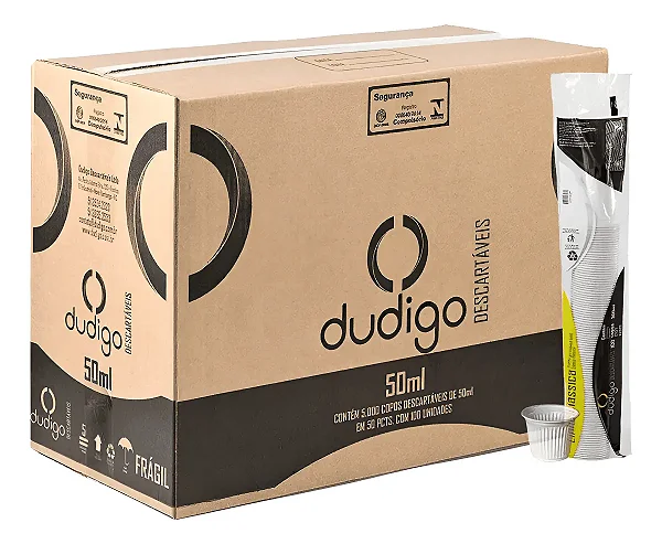 Copo Descartável 50ML CX C/5000 Uni
