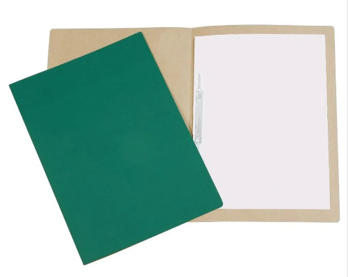 PASTA GRAMPO TRILHO VERDE PCT COM 10 UNID