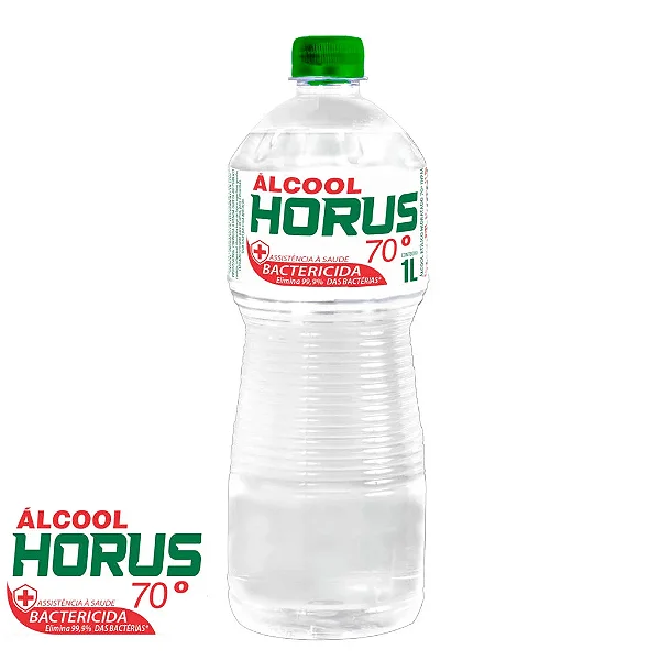 Alcool Liquido 70° Hórus 1 L