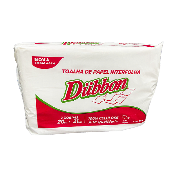 Papel Interfolha 100% Celulose 20x21 - Dubbon