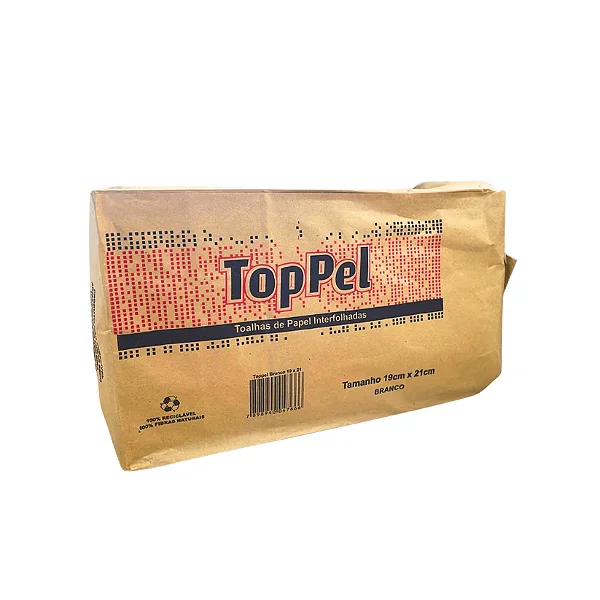 Papel Interfolha 2 Dobras F.S 19x21 - Toppel