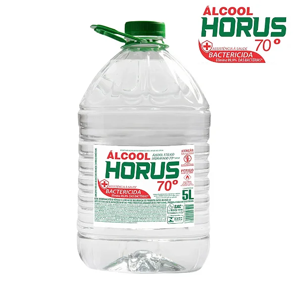 Álcool 70° 5L - Hórus