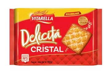 Biscoito Vitarella Delicitá Cristal Pacote com 414g