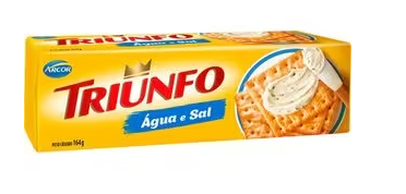 Biscoito Triunfo Água e Sal 164g