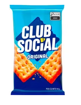Biscoito Salgado Club Social Original 144g