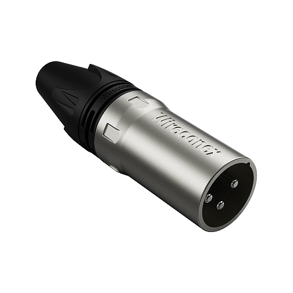 Conector XLR Macho 3 Pinos WIRECONEX - WC 1013