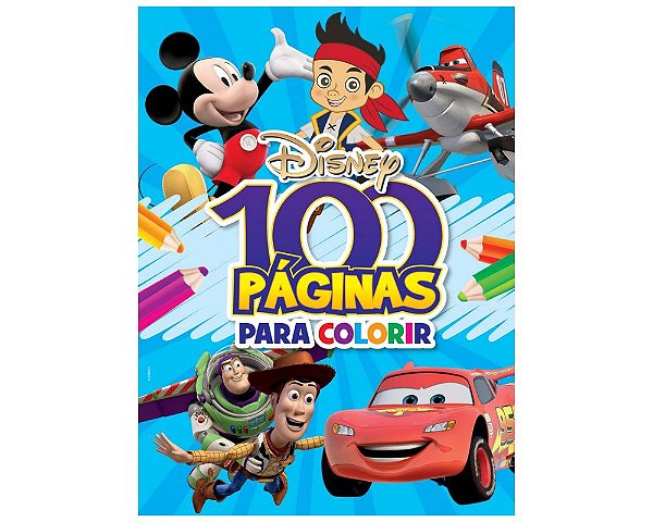 Livro de Colorir 100 páginas Disney