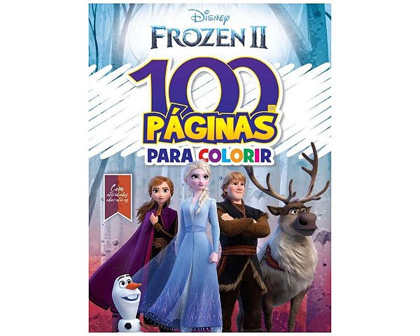 Livro de Colorir 100 páginas Frozen II