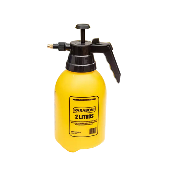 Pulverizador Plástico Manual Compressão Prévia 2L Paraboni