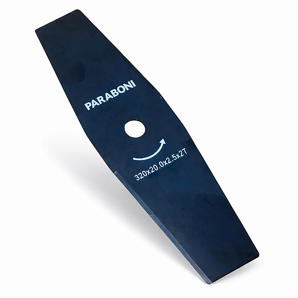 Faca Lâmina Roçadeira 2 Pontas 320mm Esp 2,5m - Paraboni