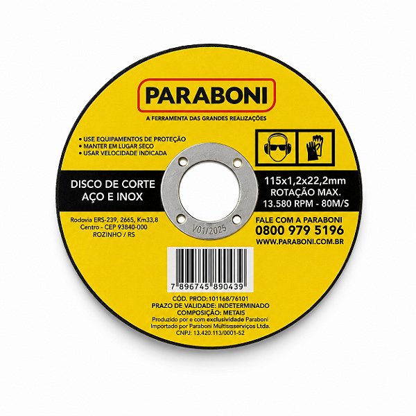 DISCO CORTE 115X1.2X22.2MM 1PC
