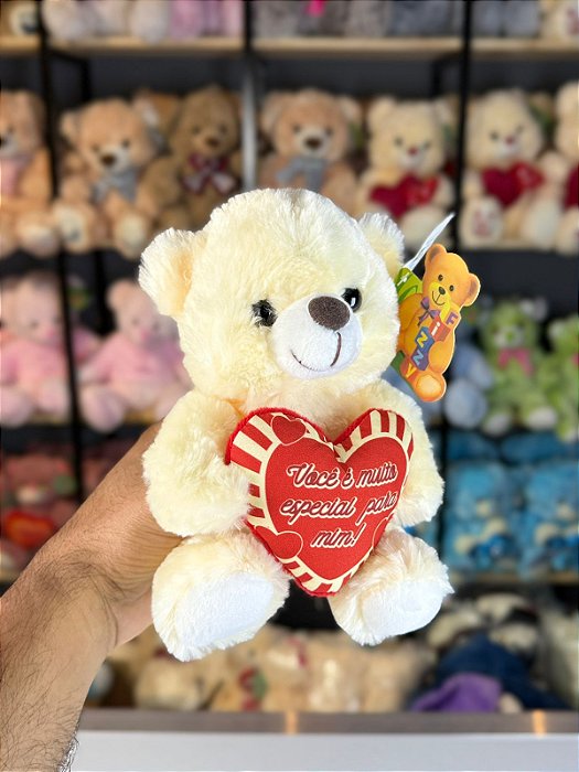 PELUCIA URSO ref. FC261 CORES -18cm und.